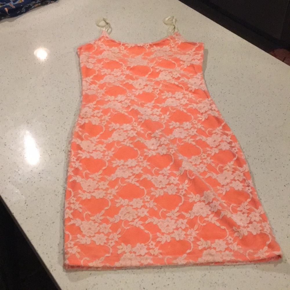 Lace mini dress